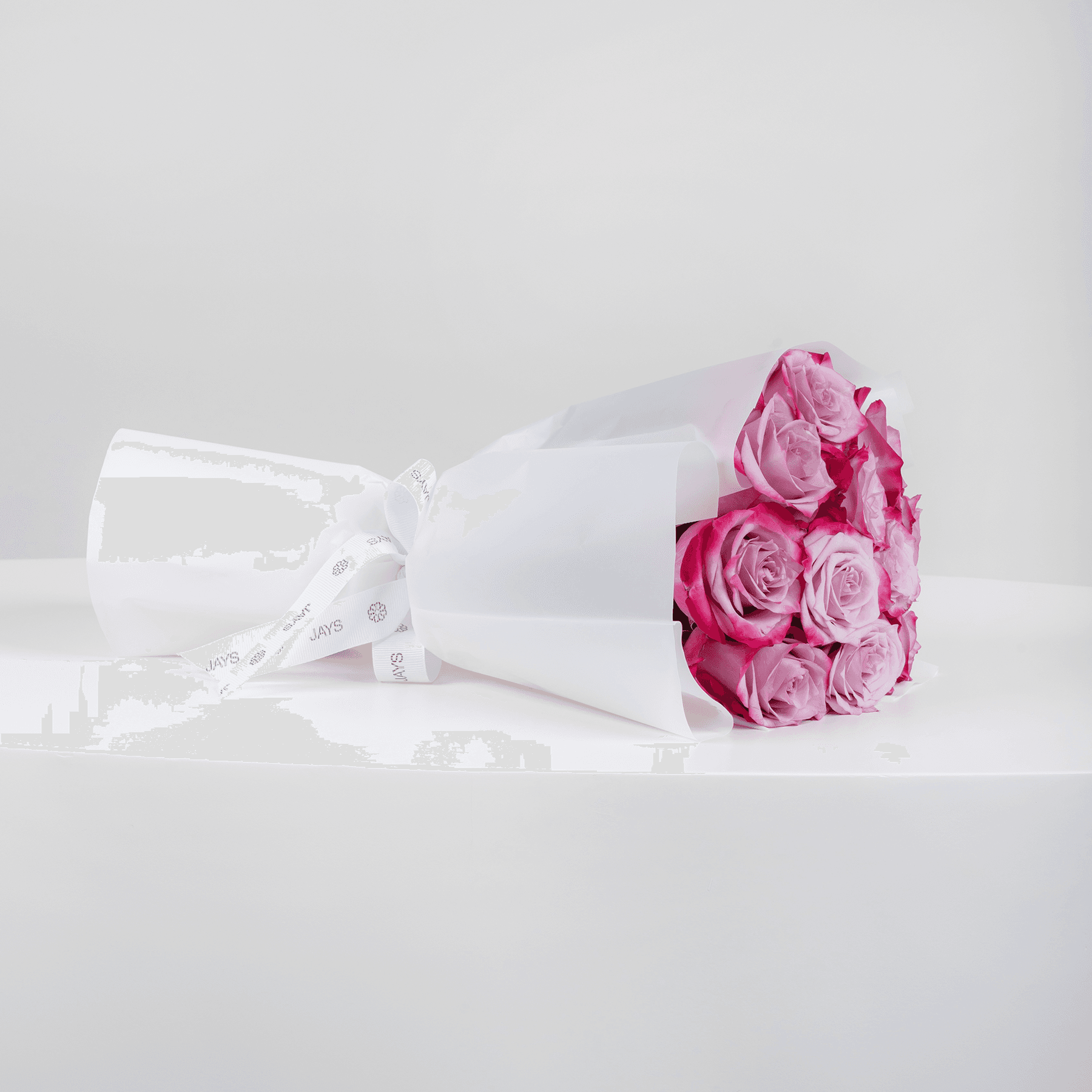 10 Purple Roses Bouquet