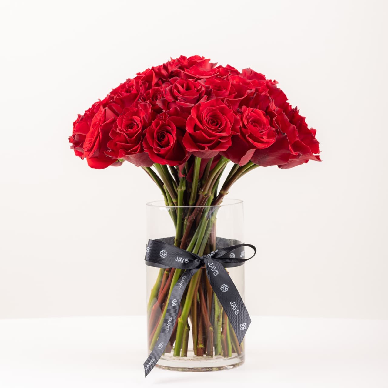 Royal Red Roses Vase