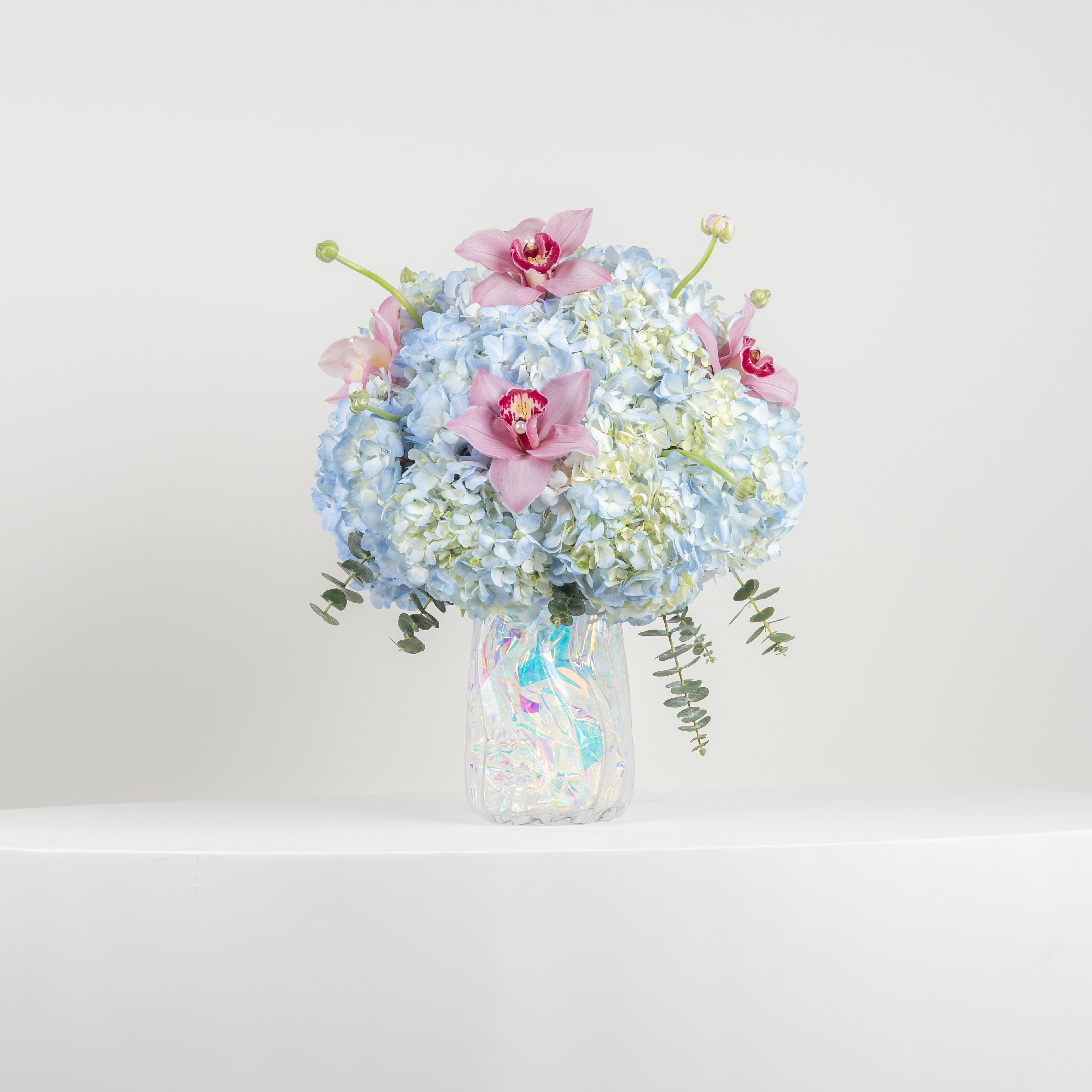 عيد الأم – مزهرية اللؤلؤة الزرقاء