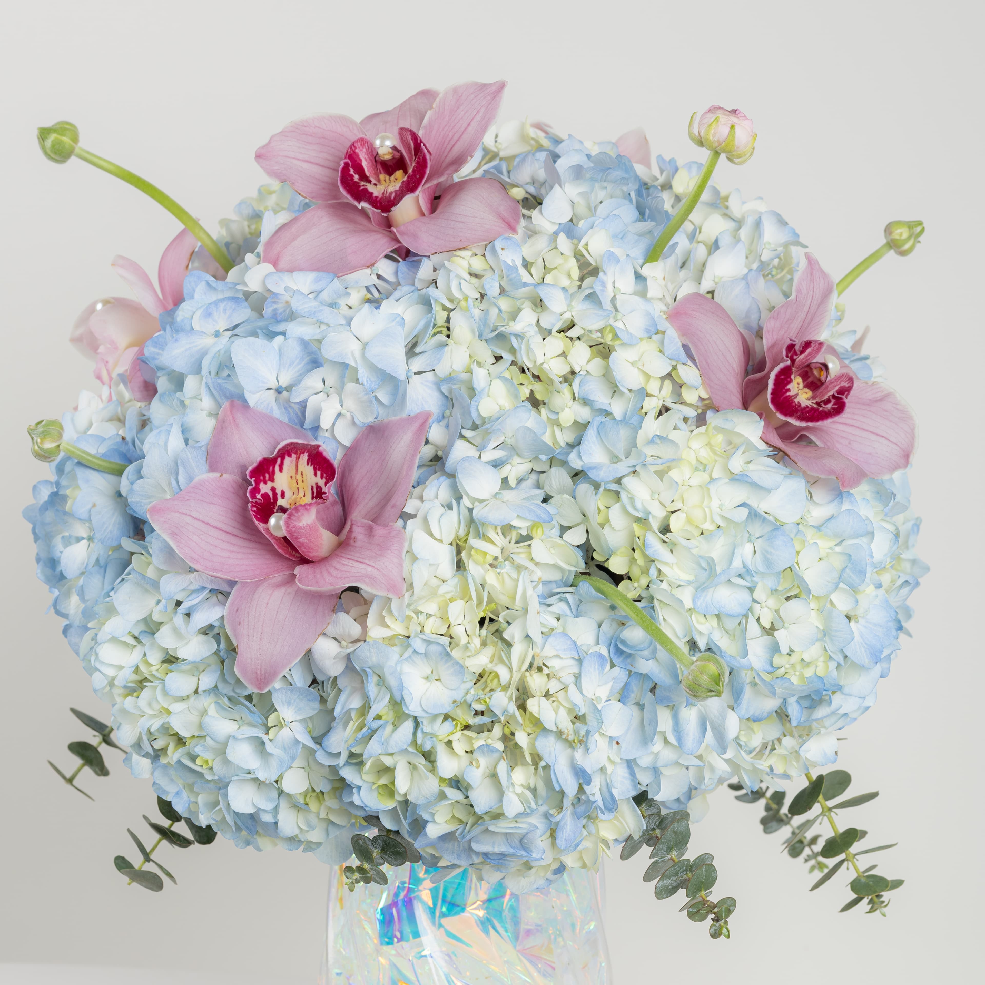 عيد الأم – مزهرية اللؤلؤة الزرقاء